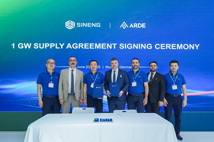 1 GW supply agreement with Arde Enerji